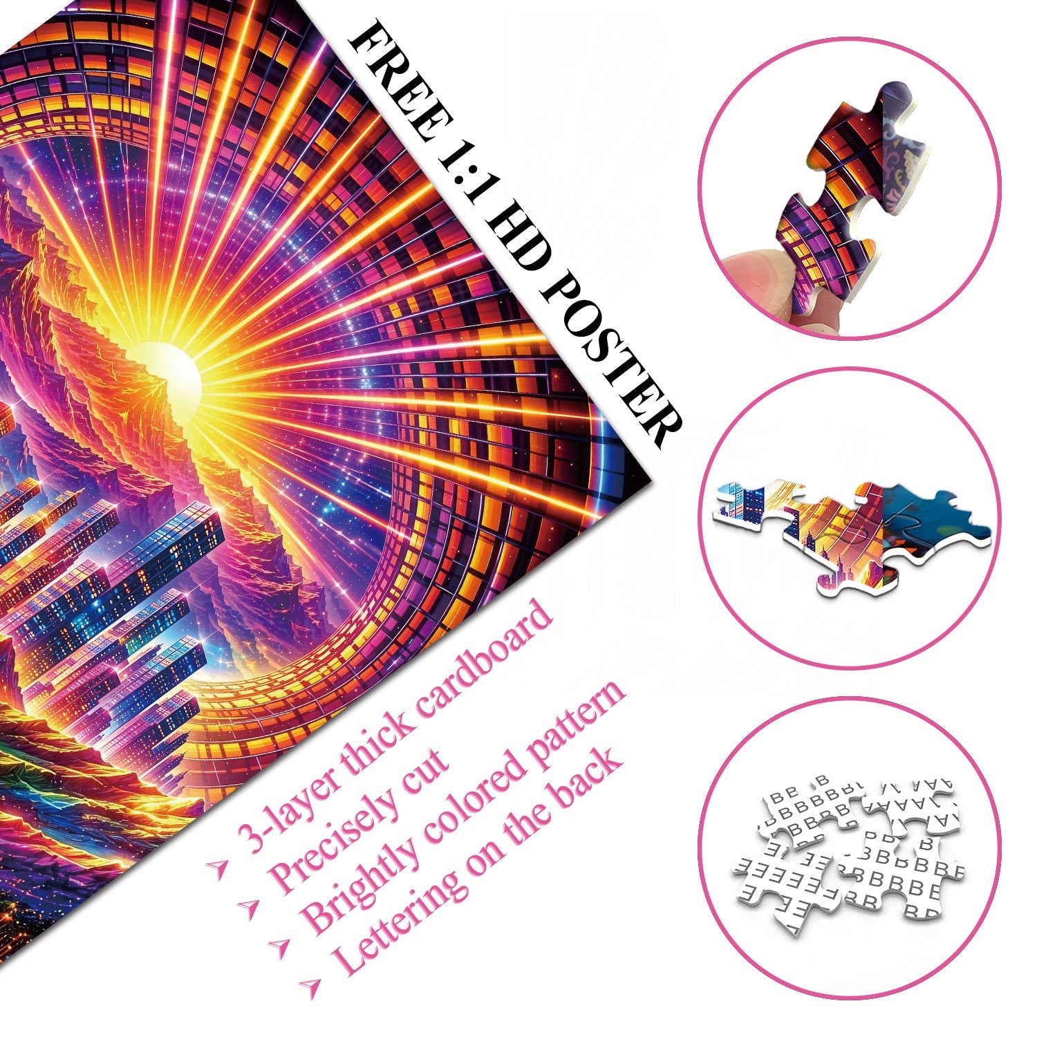 Rainbow Valley Jigsaw Puzzle 1000 Piece