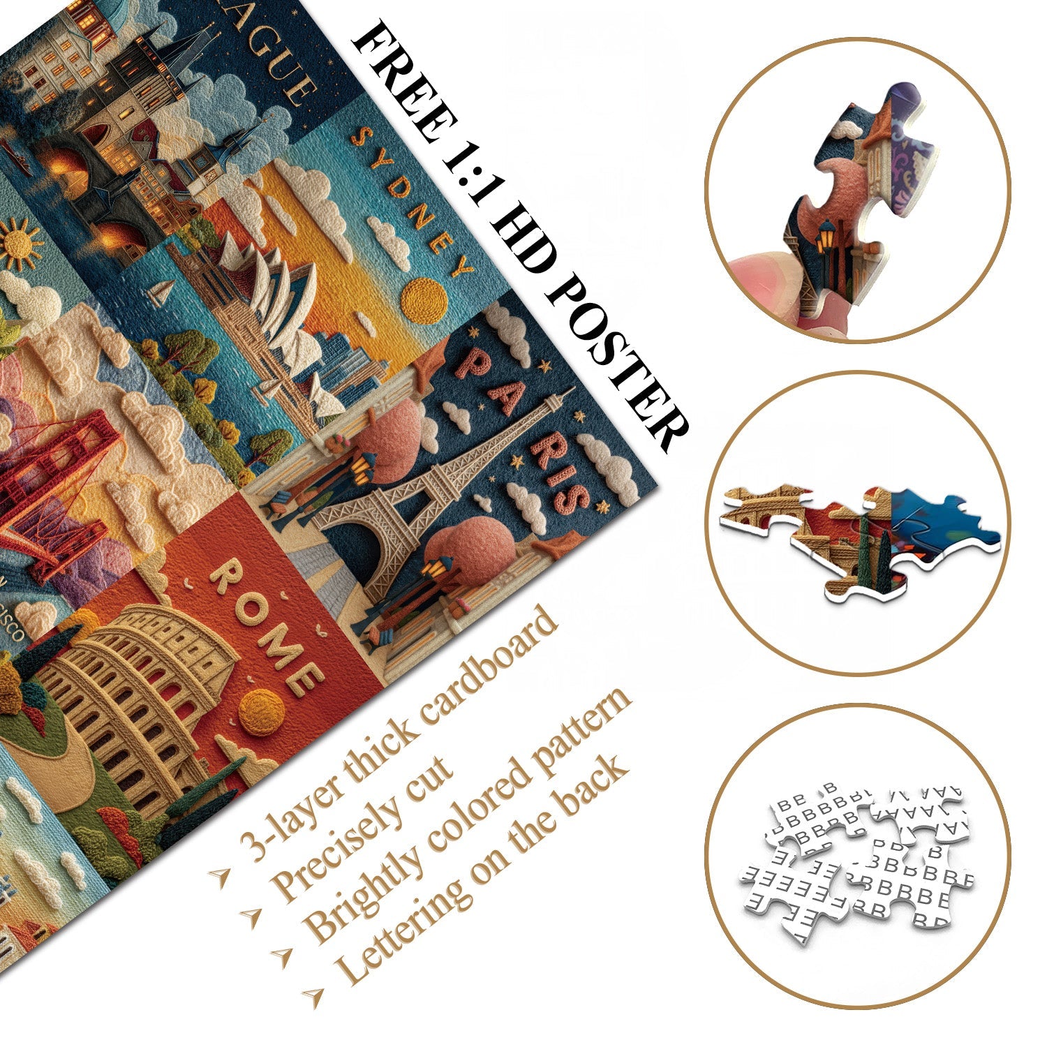 Art Travel Jigsaw Puzzle 1000 Piece