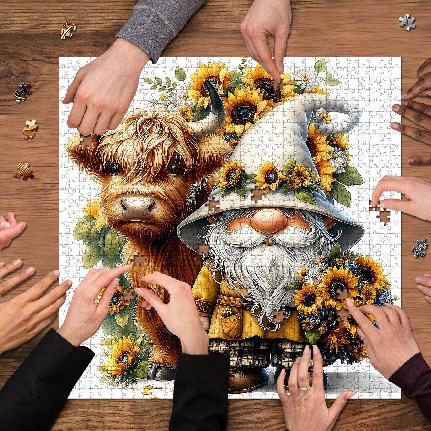 Gnome & Calf Jigsaw Puzzle 1000 Pieces