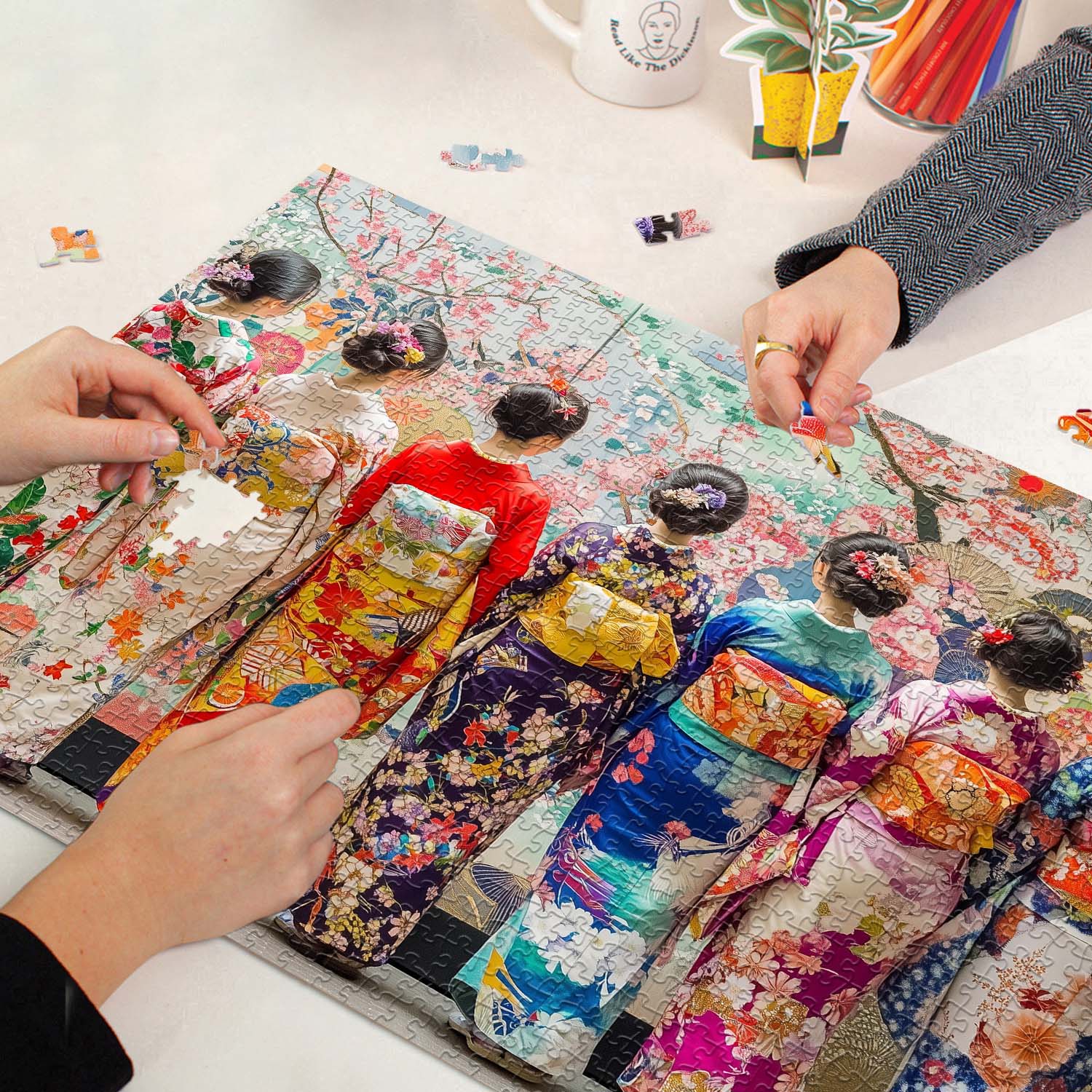 Elegant Kimono Jigsaw Puzzles 1000 Pieces