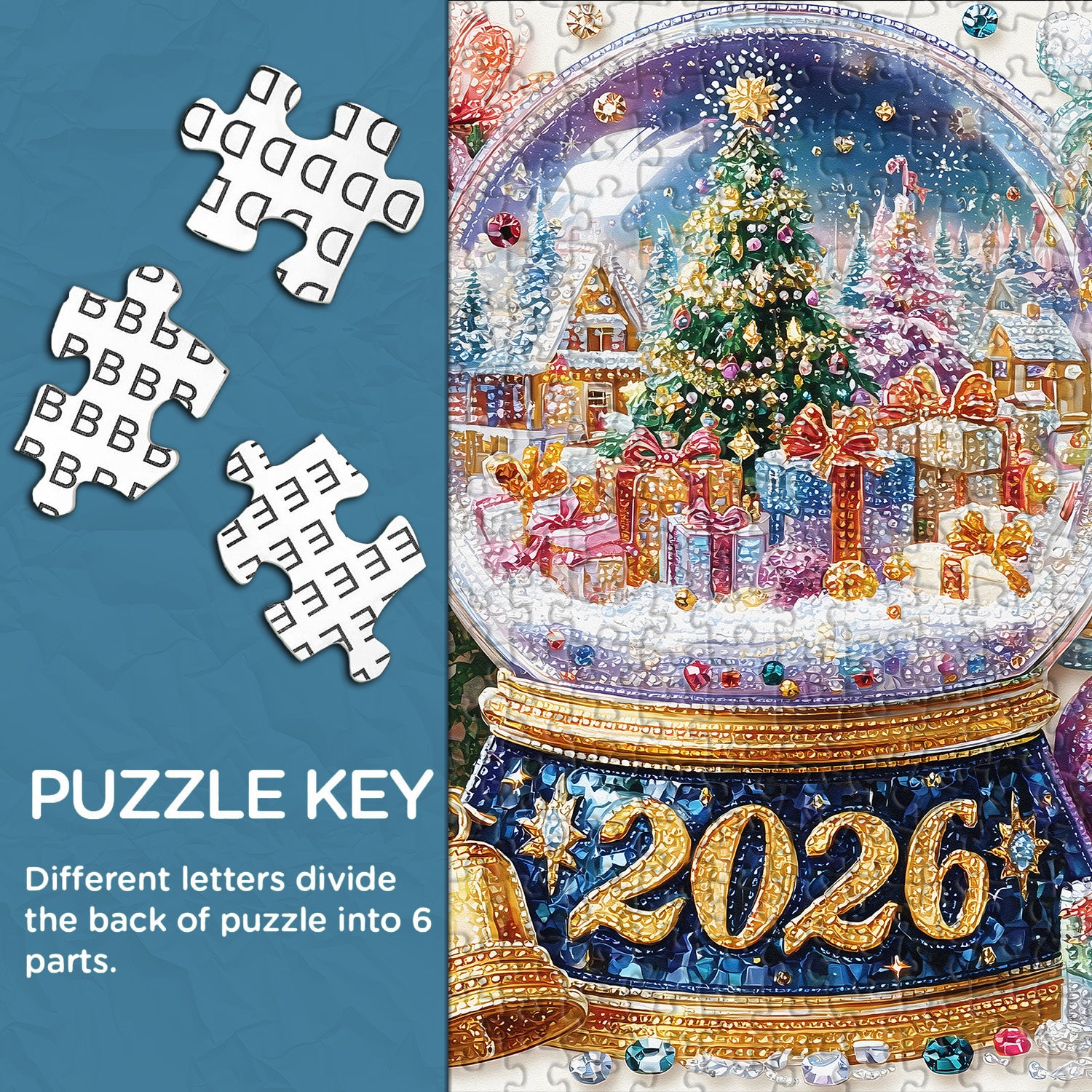 Crystal Christmas 2026 Jigsaw Puzzle 1000 Piece