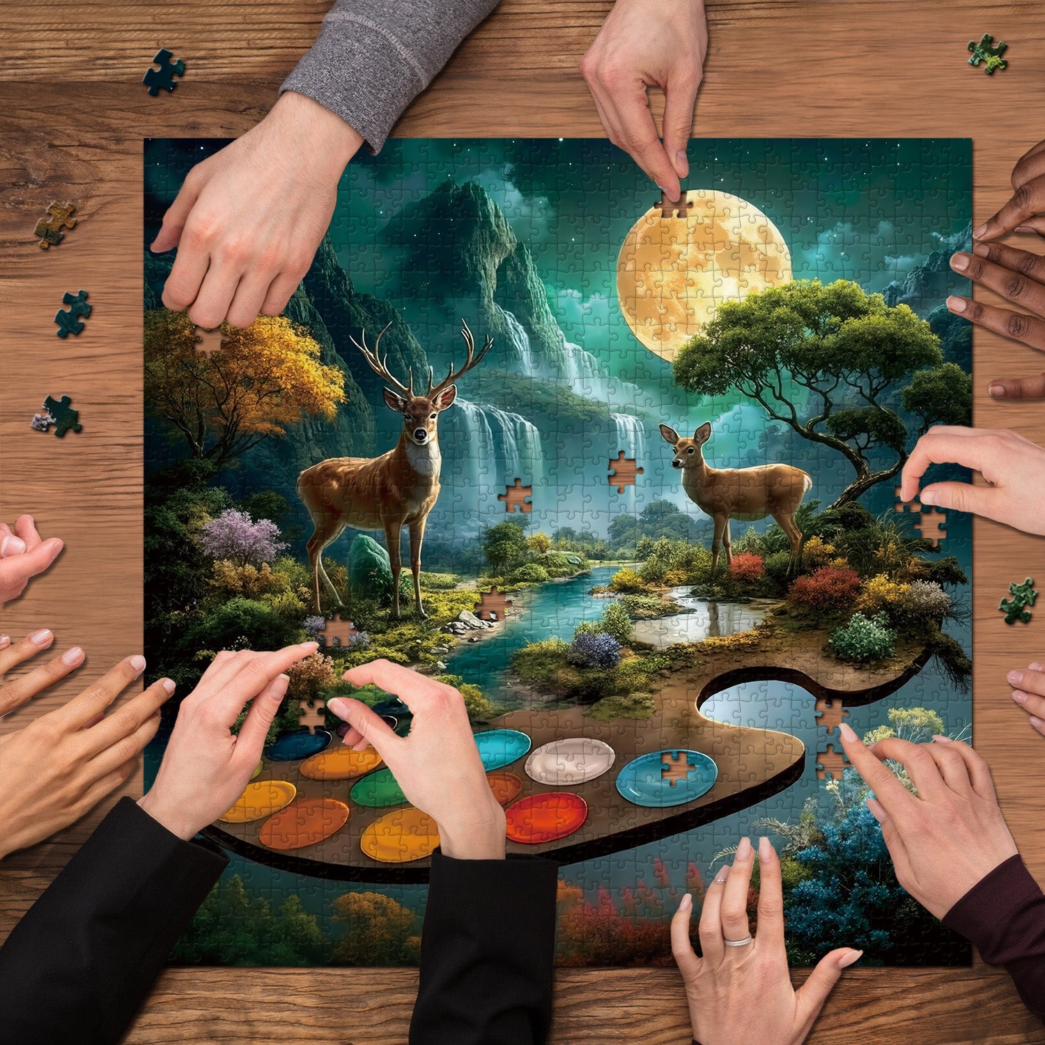 Enchanted Palette Jigsaw Puzzle 1000 Pieces