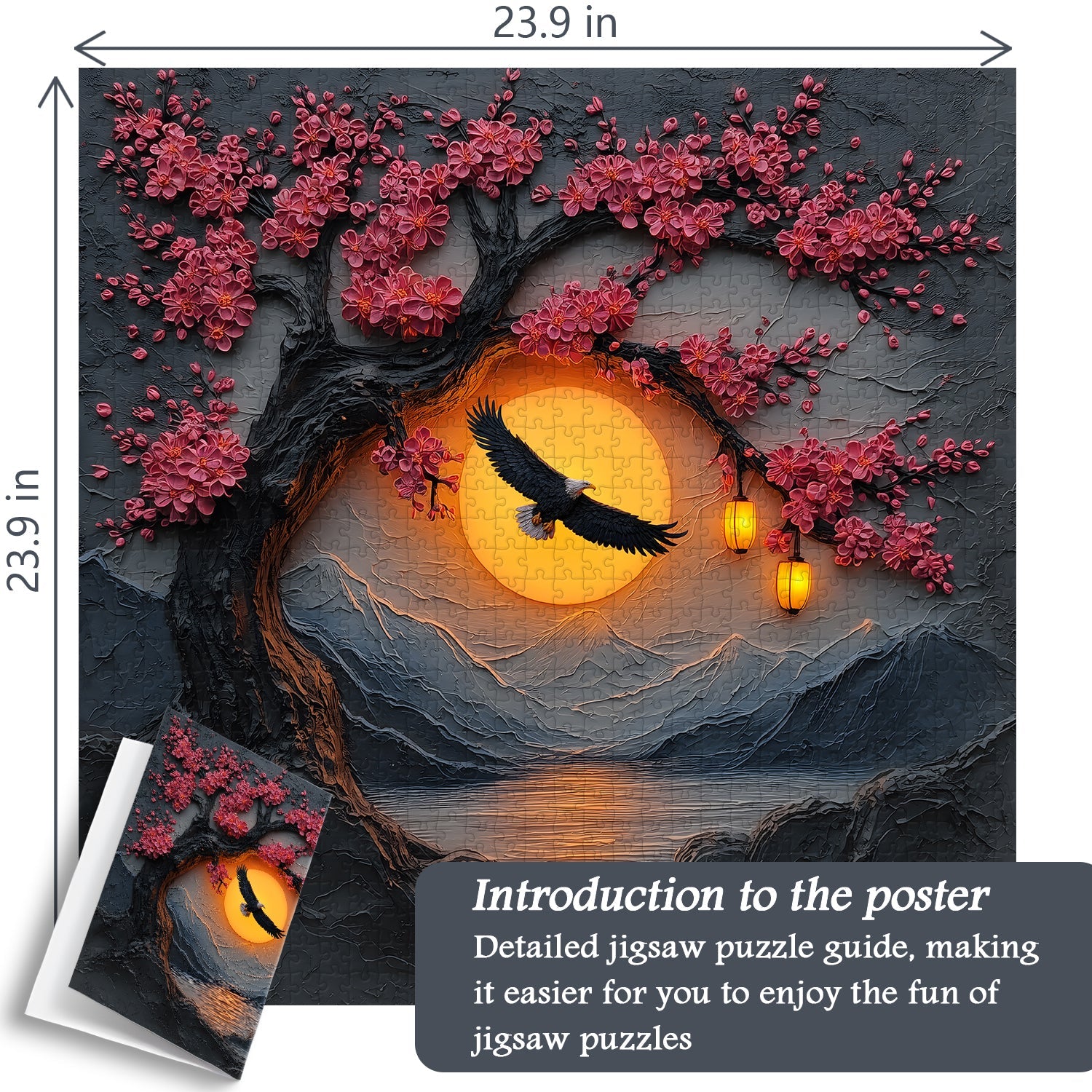 Eagle Sunset Dreams Jigsaw Puzzle 1000 Pieces