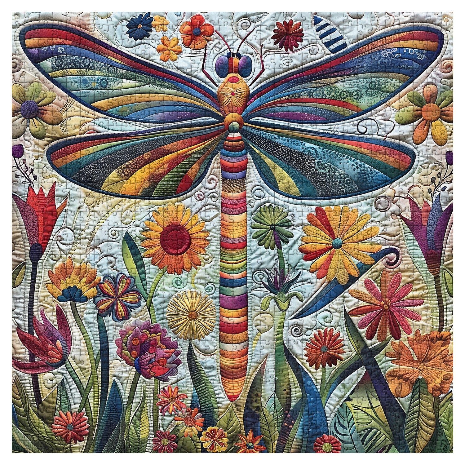 Dragonfly Garden Jigsaw Puzzle 1000 Pieces
