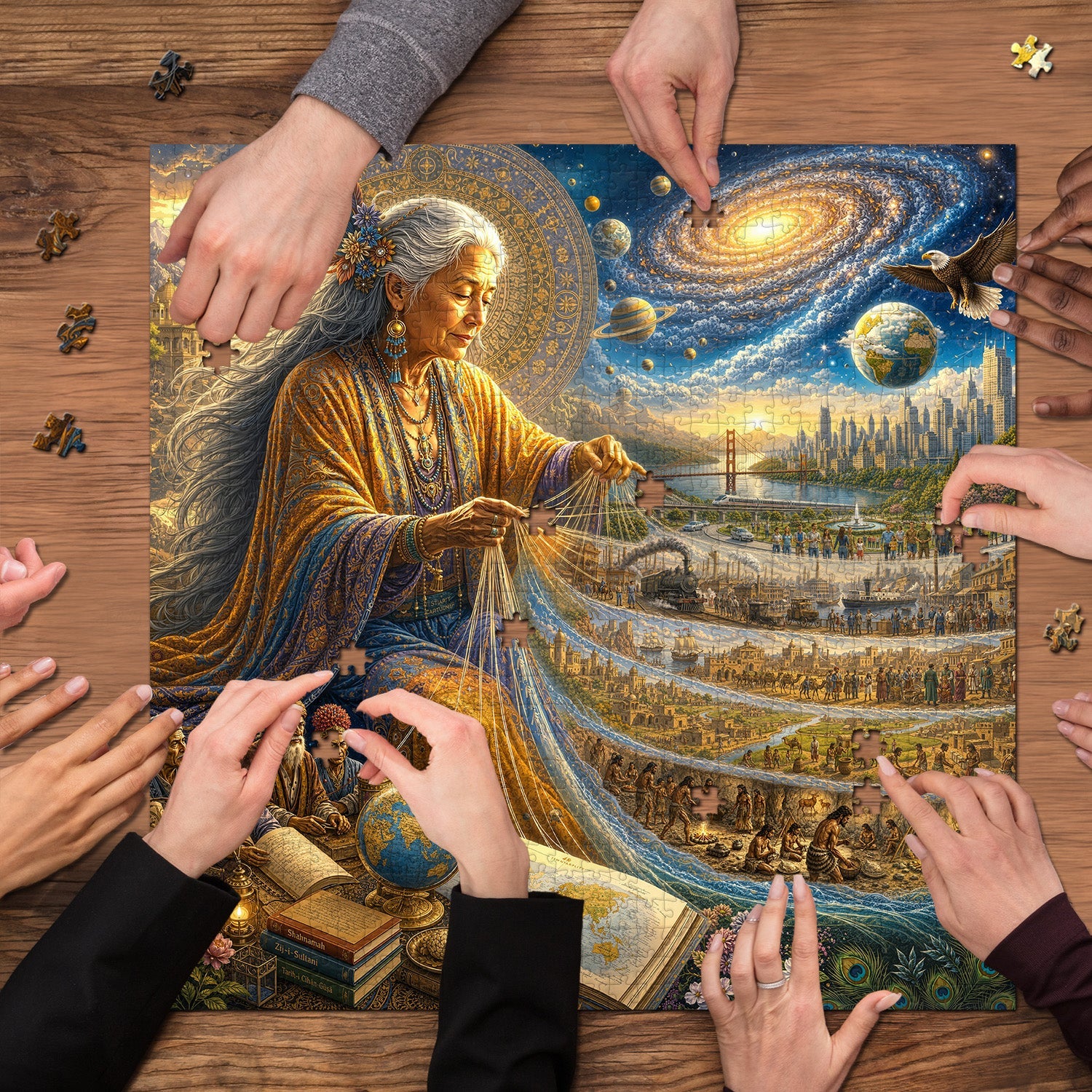 Weaver of Ages Jigsaw Puzzle 1000 Piece