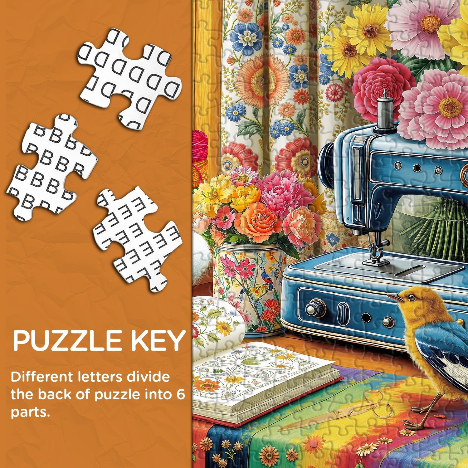 Colorful Threads Weave Spring Jigsaw Puzzle 1000 Pieces