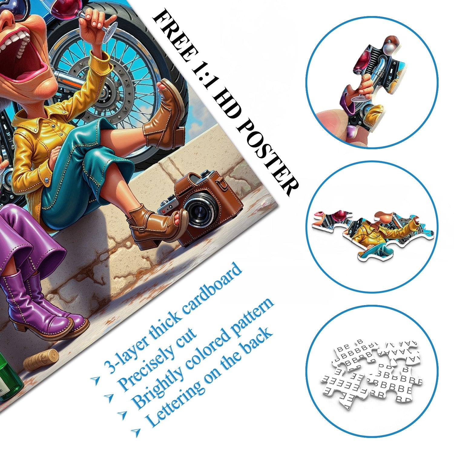 Granny’s Joyride Jigsaw Puzzle 1000 Piece
