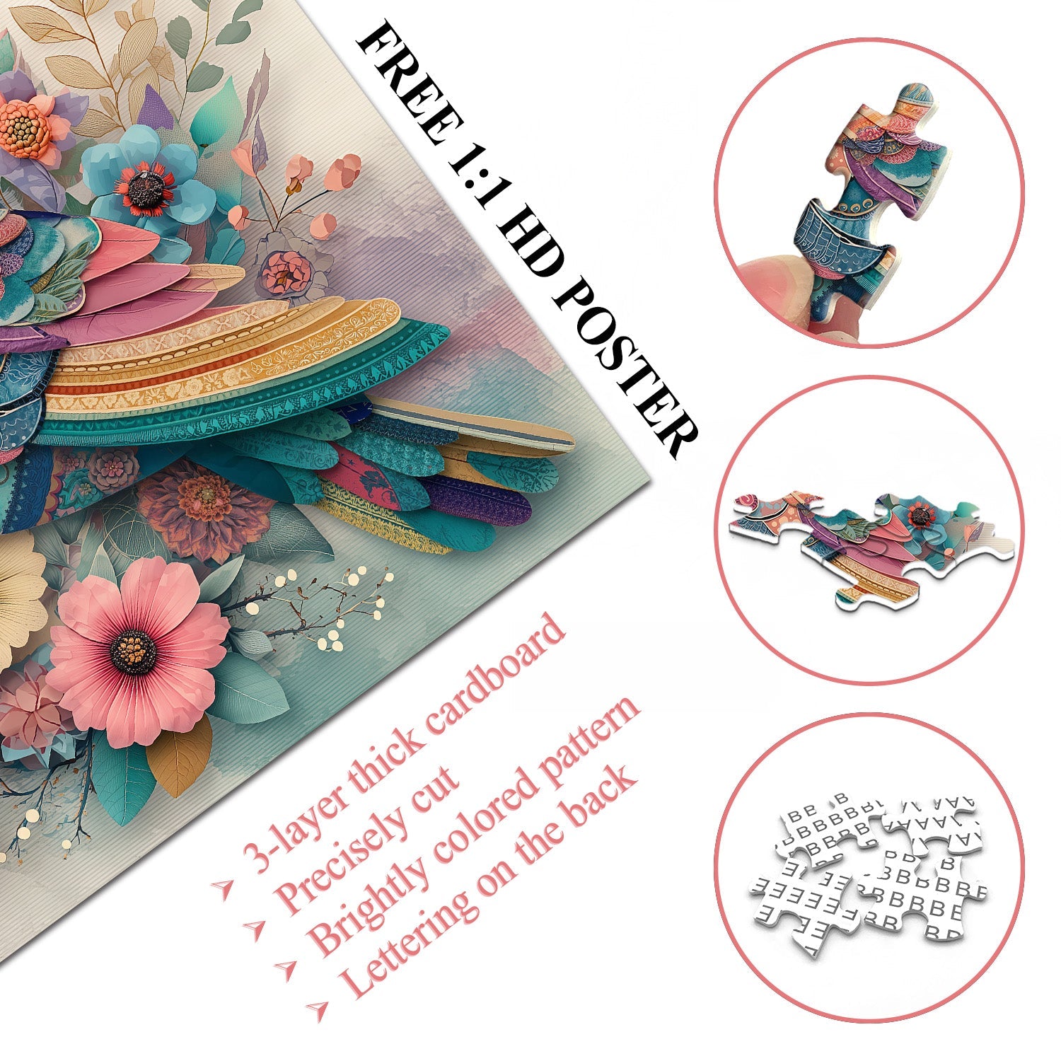 Totem Feather Jigsaw Puzzle 1000 Pieces