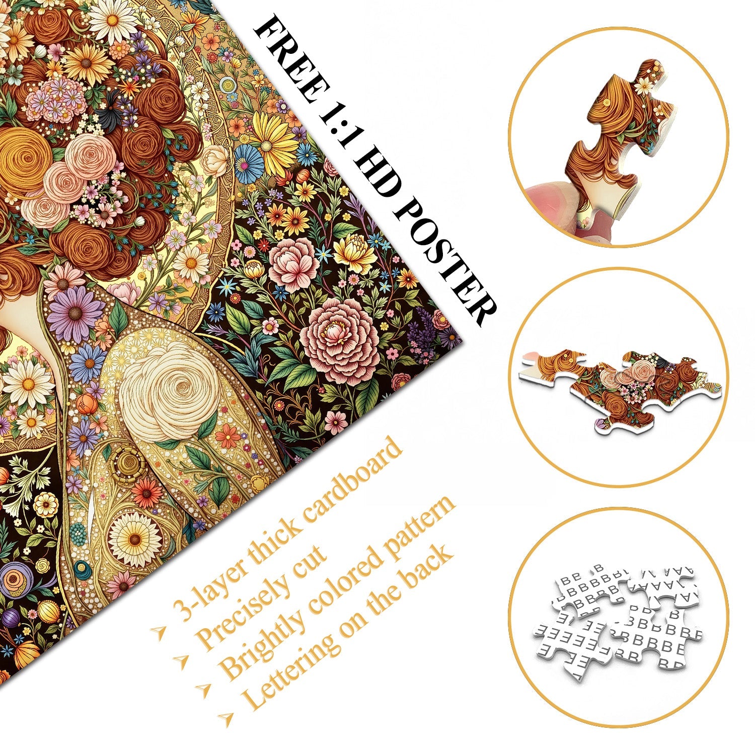 Countess of Blooms Jigsaw Puzzle 1000 Piece