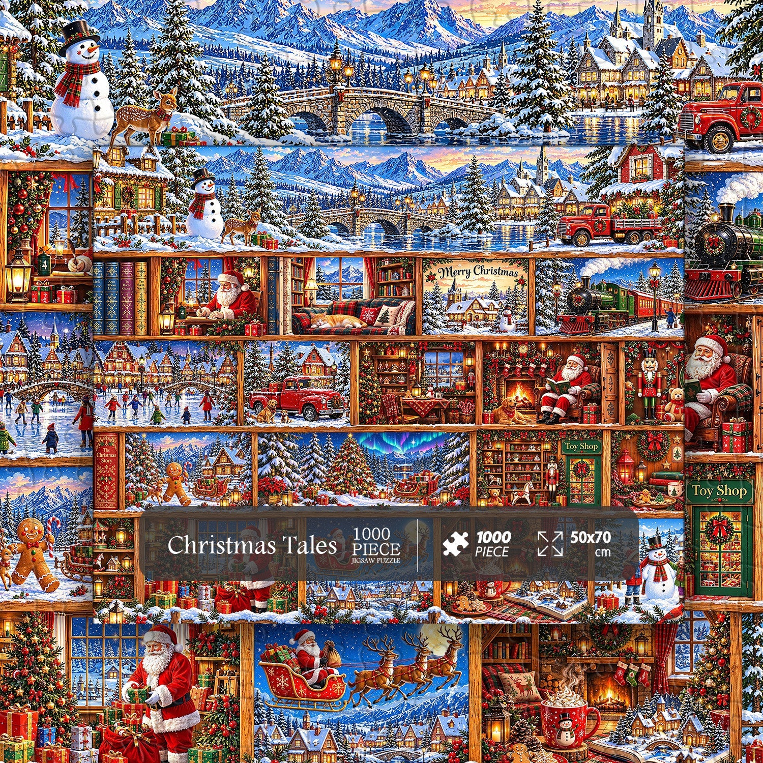 Christmas Tales Jigsaw Puzzle 1000 Piece