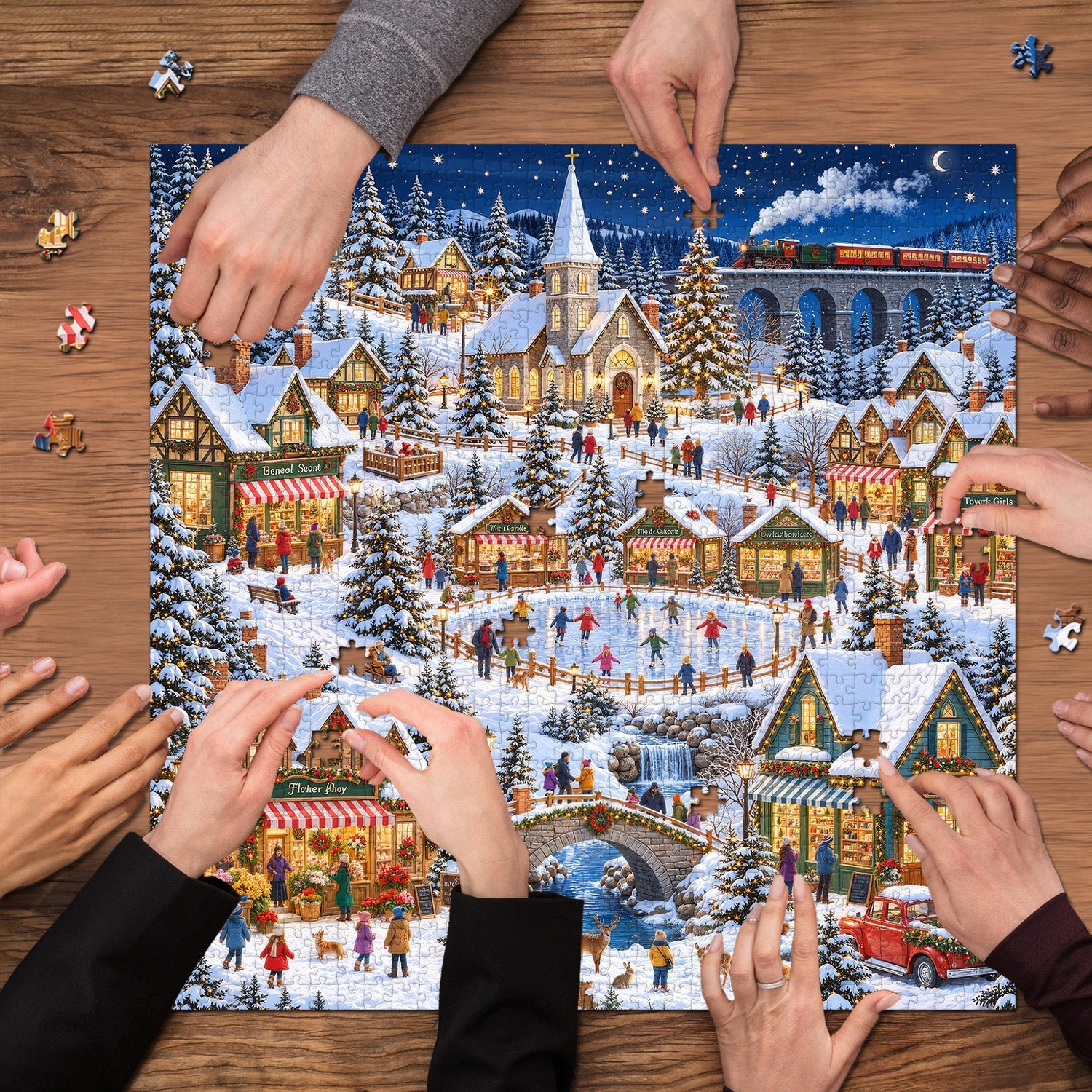 Winter Fest Jigsaw  Puzzle 1000 Piece