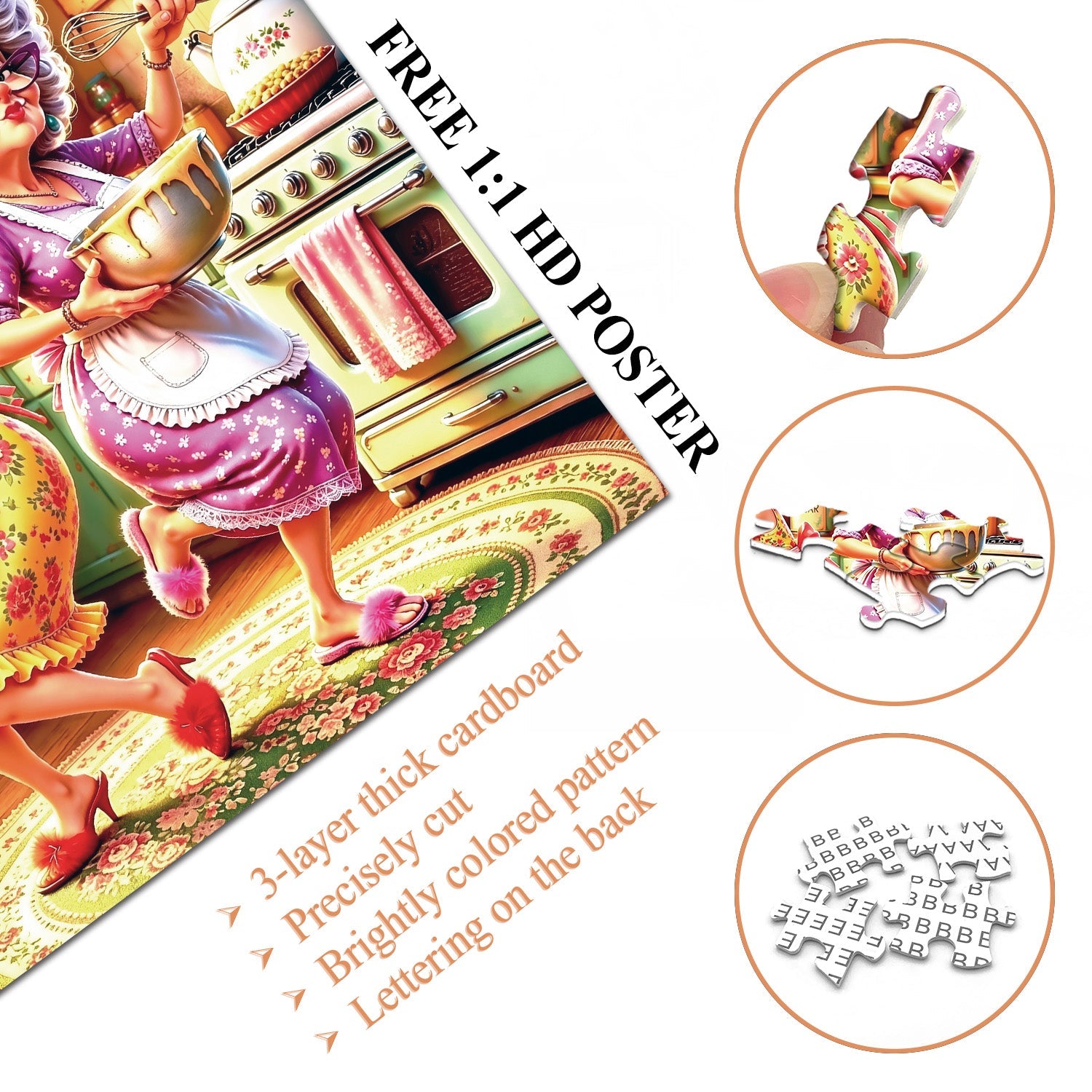 Baking Friends Jigsaw Puzzle 1000 Piece