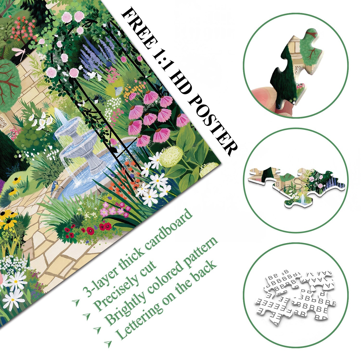 Secret Garden Retreat Jigsaw Puzzle 1000 Piece