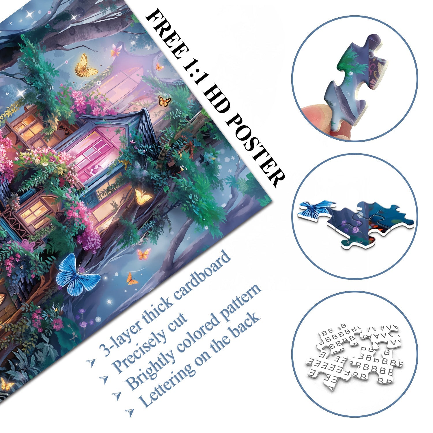 Forest Bastion Jigsaw Puzzle 1000 Piece