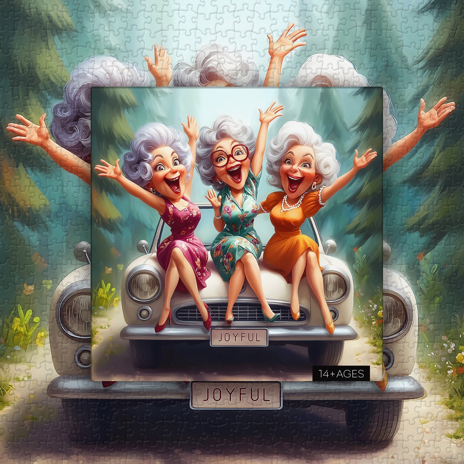 Vintage Joy Ride Jigsaw Puzzle 1000 Pieces