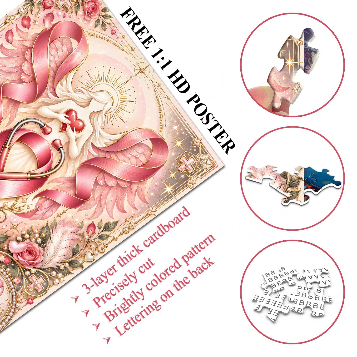 Angel’s Healing Ribbon Jigsaw Puzzle 1000 Piece