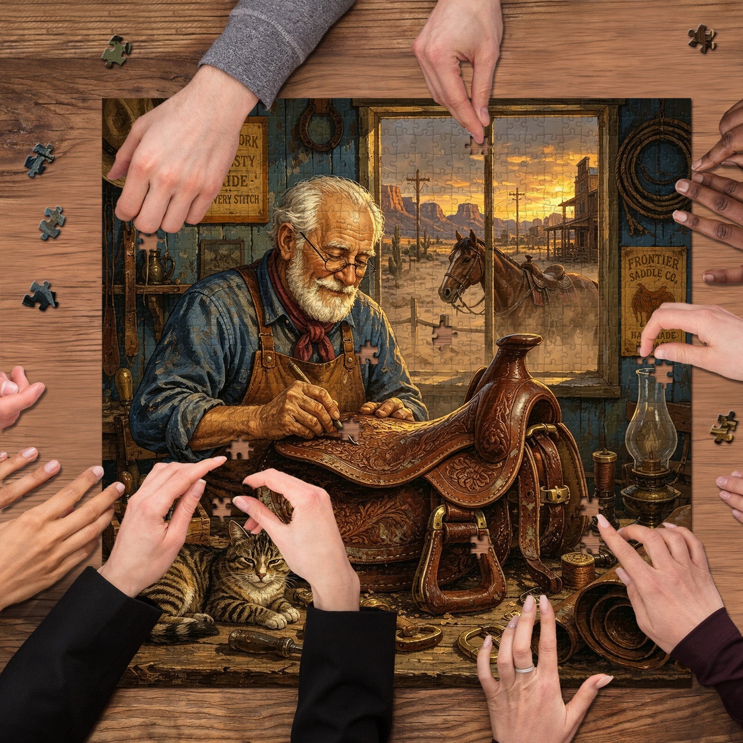Old West Artisan Jigsaw Puzzle 1000 Piece