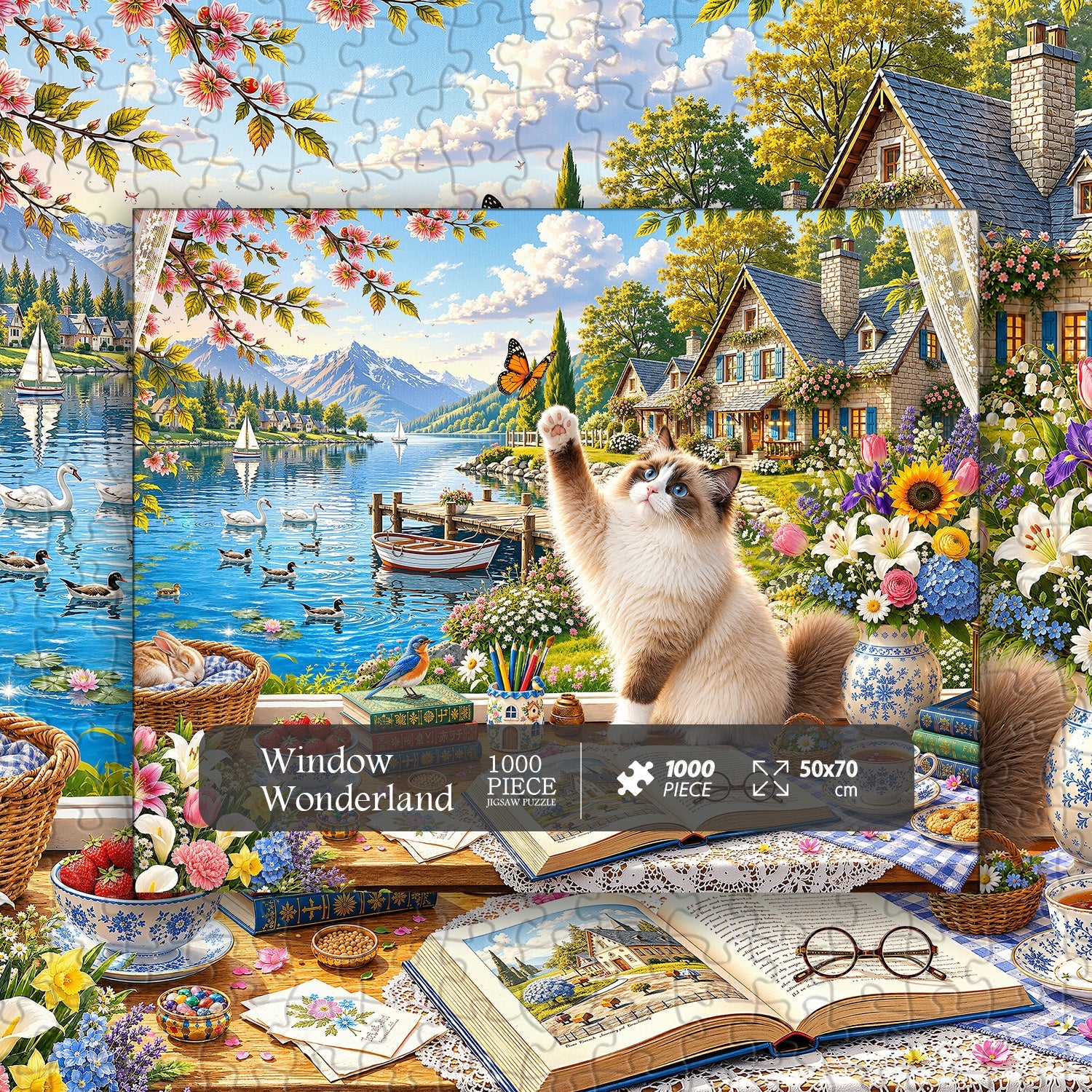 Window Wonderland Jigsaw Puzzle 1000 Piece