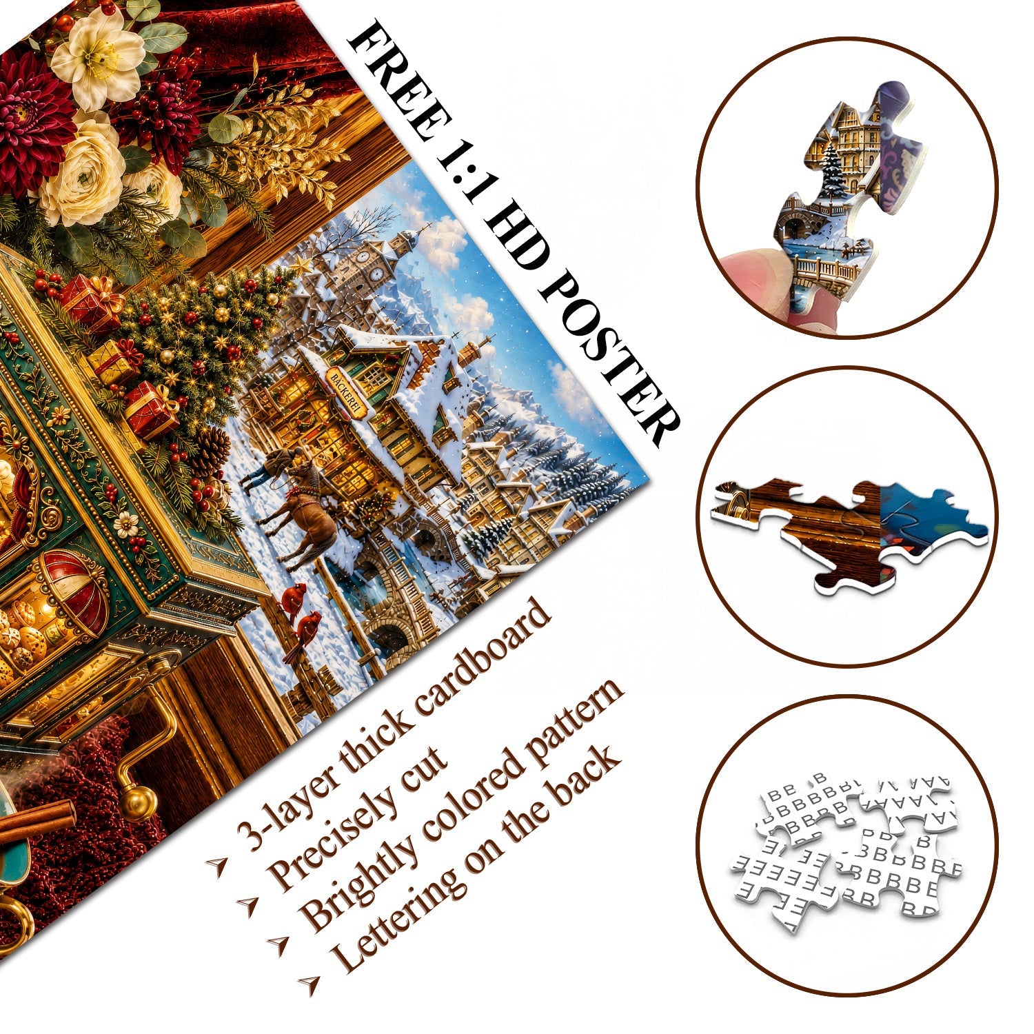 Christmas Music Box Jigsaw Puzzle 1000 Pieces