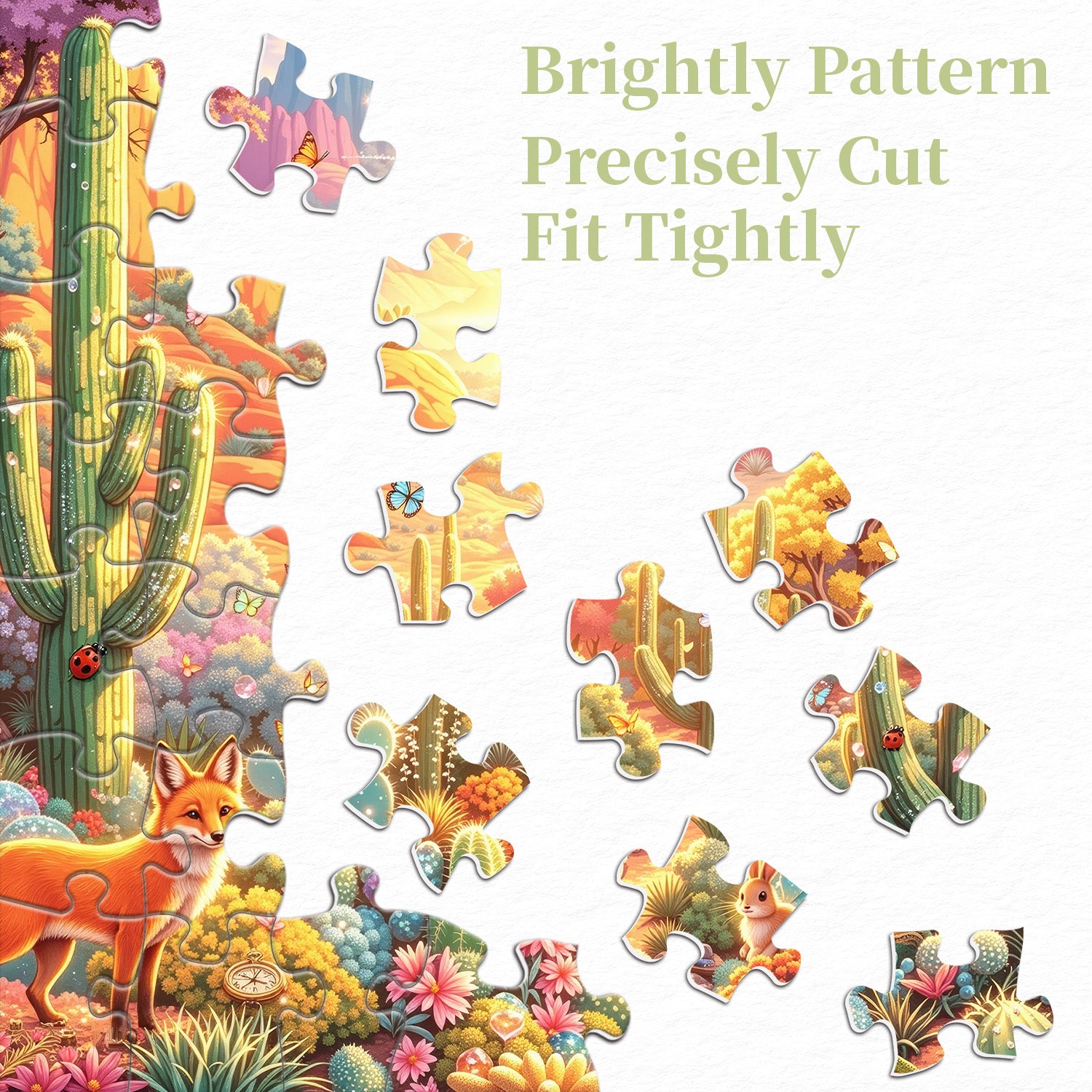 Fox's Desert Adventure  Jigsaw Puzzle 1000 Piece