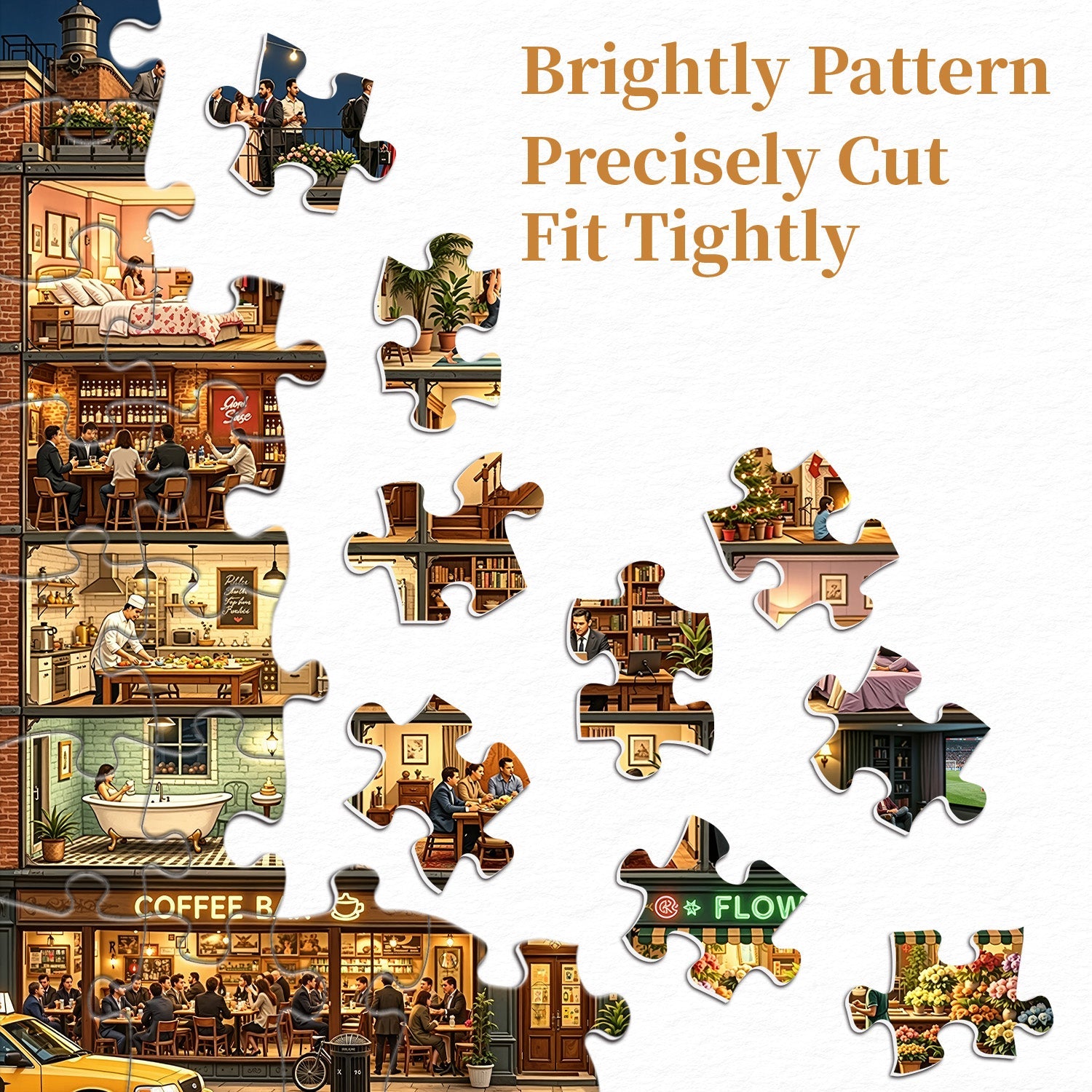 Home in Night Jigsaw Puzzle 1000 Piece