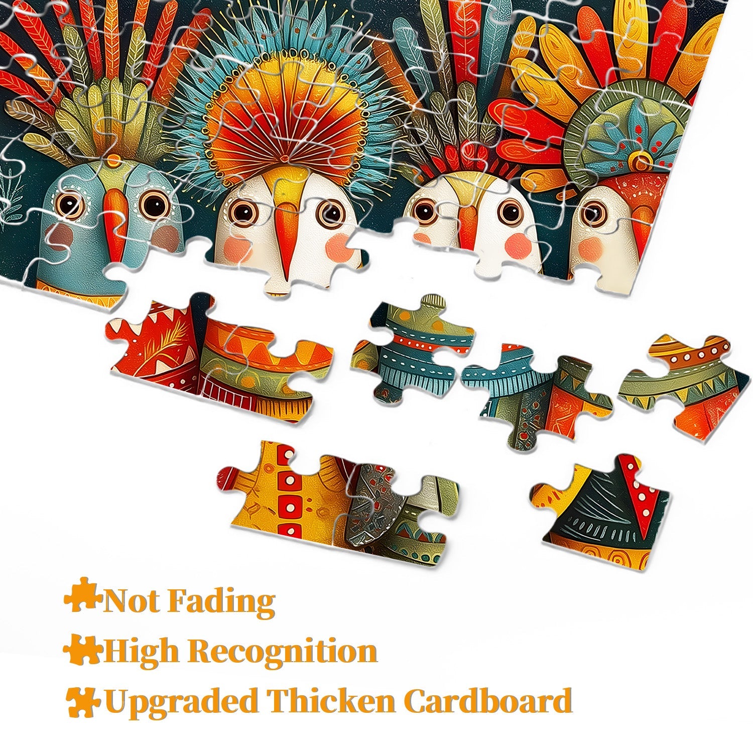 Feather Crown Tribe Jigsaw Puzzle 1000 Pieces