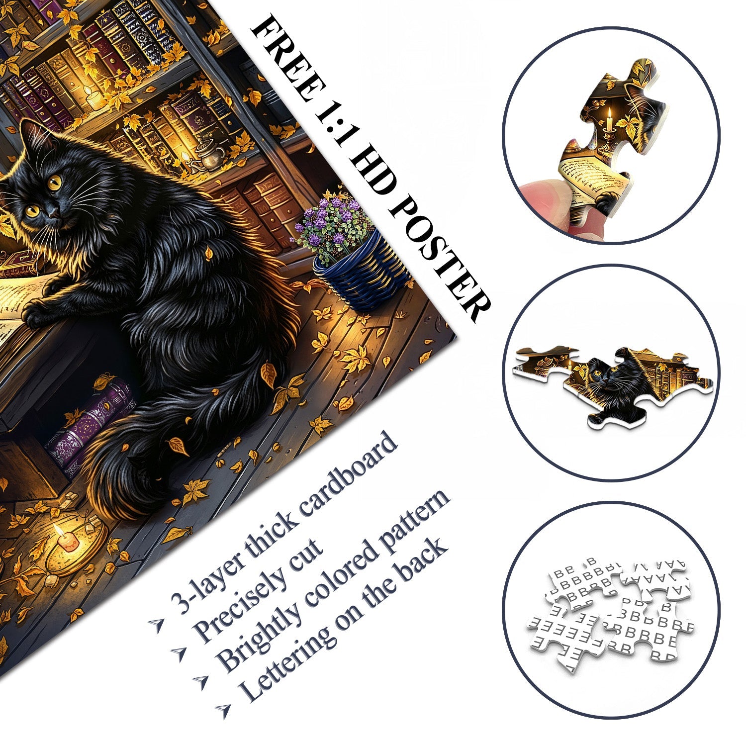 Nocturnal Scholar Jigsaw Puzzle 1000 Piece