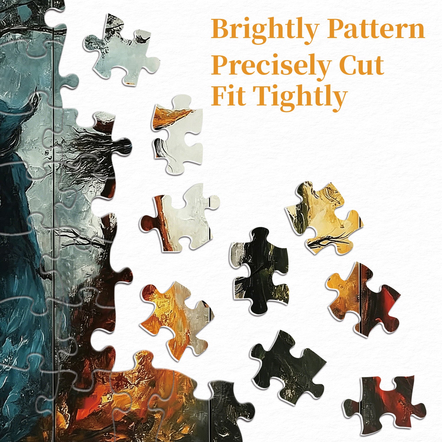Colorful Witches Jigsaw Puzzle 1000 Pieces