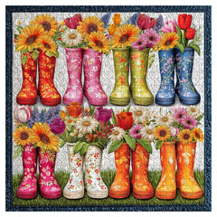 Flower Boots Jigsaw Puzzle 1000 Piece