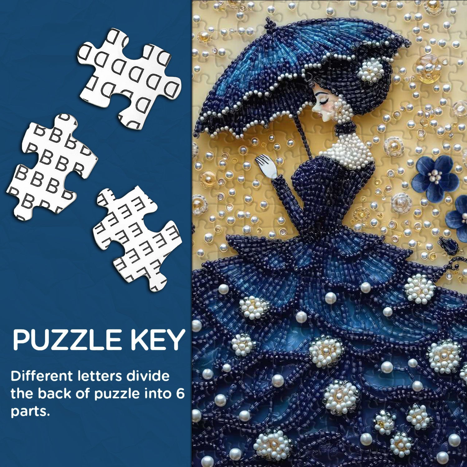 Beaded Lady Jigsaw Puzzles 1000 Pieces