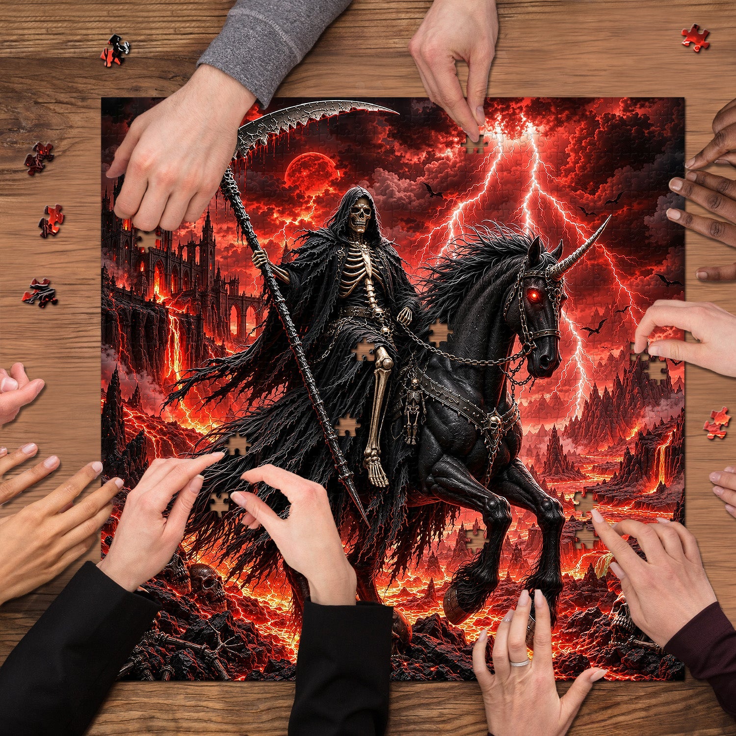 Hell Rider Jigsaw Puzzle 1000 Piece