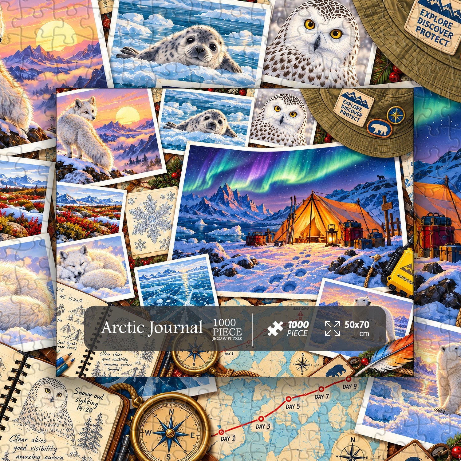 Arctic Journal Jigsaw Puzzle 1000 Piece