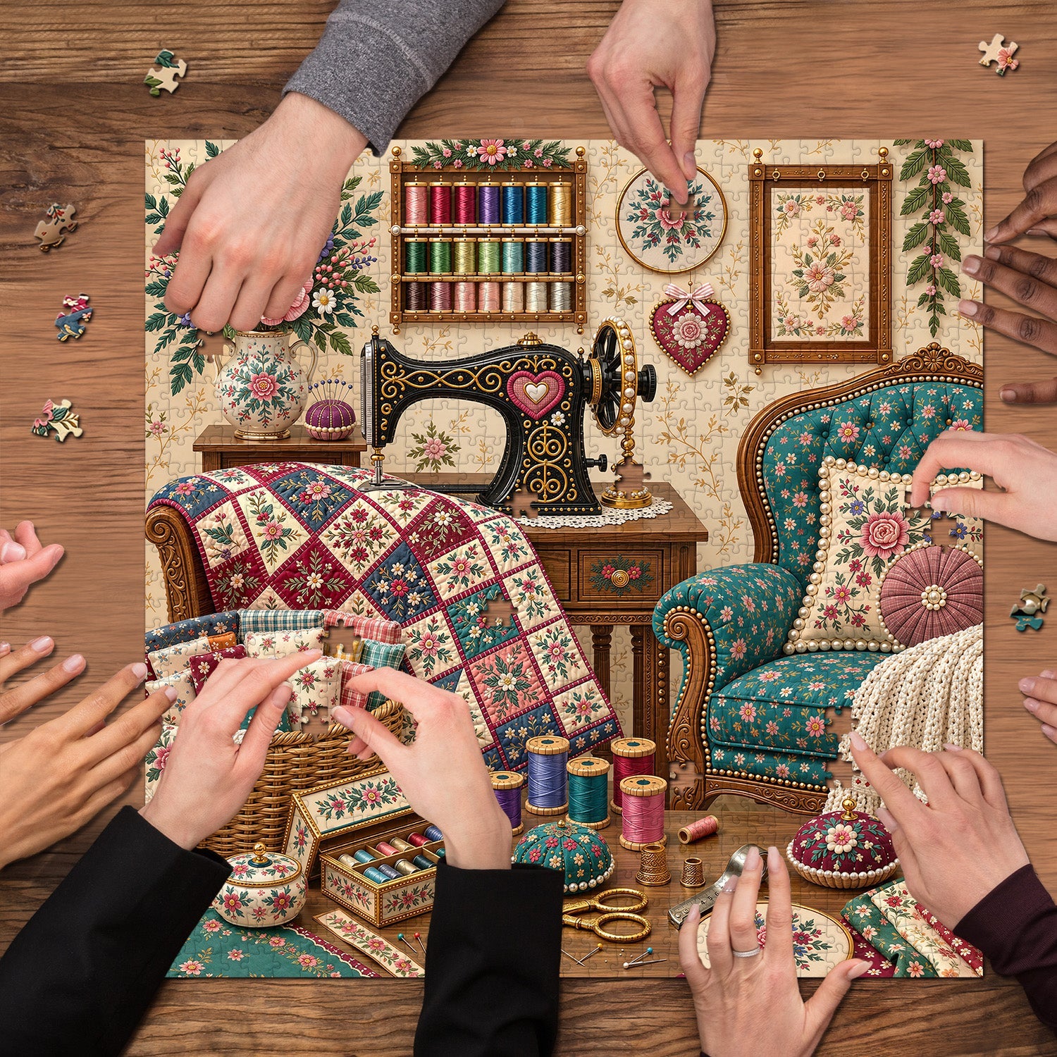 Stitched Memories Jigsaw Puzzle 1000 Piece