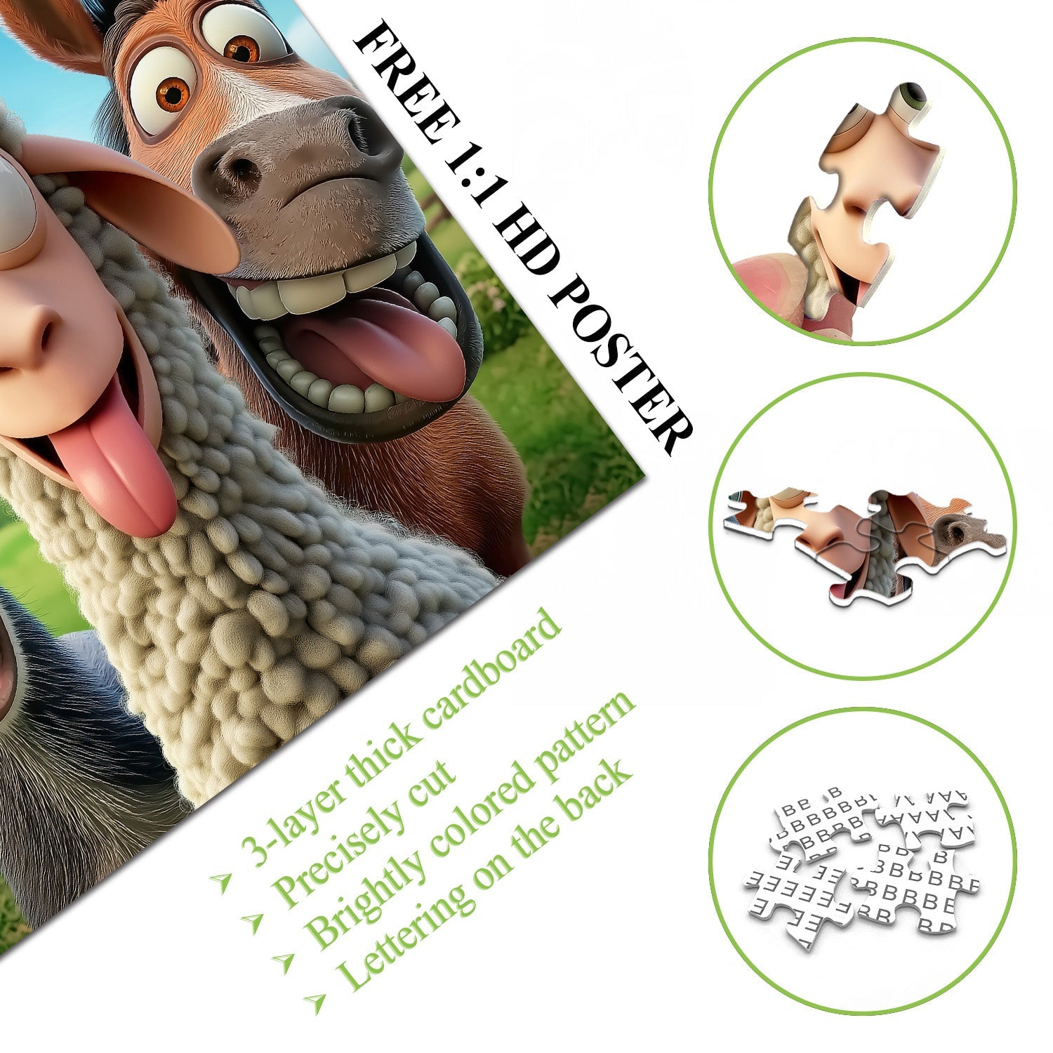 Laughing Ranch Jigsaw Puzzle 1000 Pieces