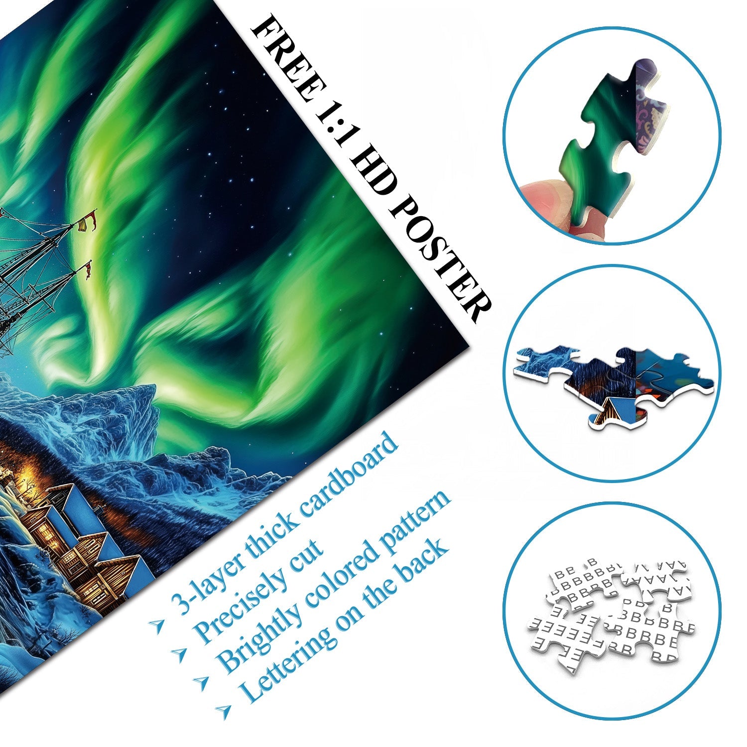 Aurora Realm Jigsaw Puzzle 1000 Piece