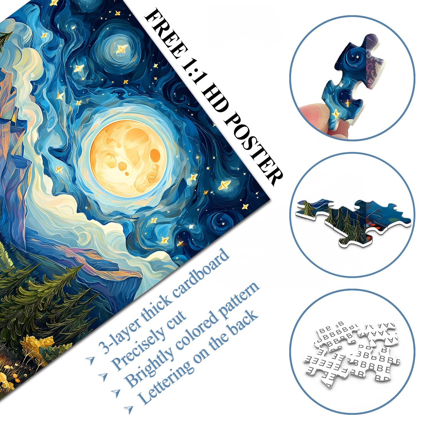 Starlit Valley Jigsaw Puzzle 1000 Pieces