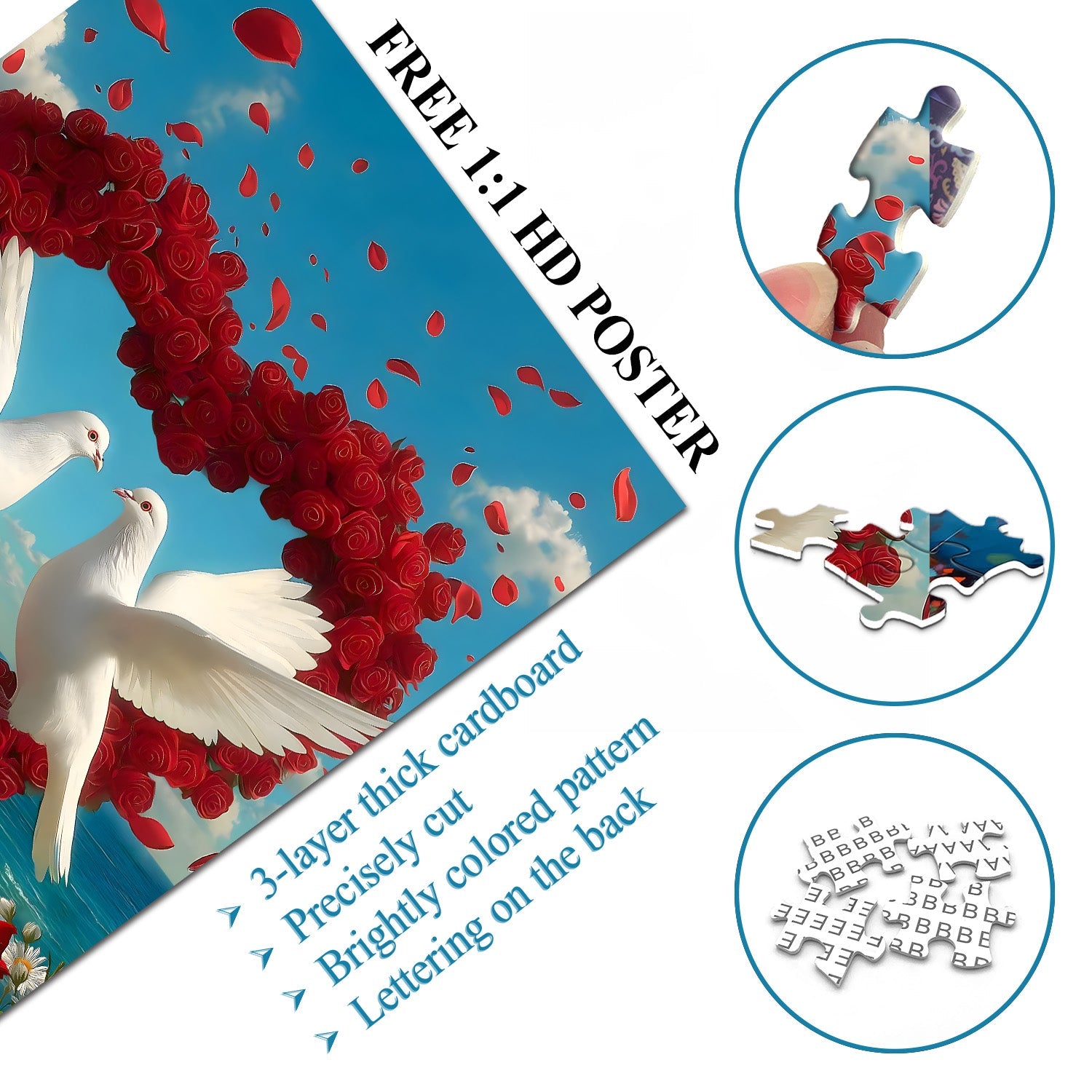 Love And Peace Jigsaw Puzzle 1000 Pieces