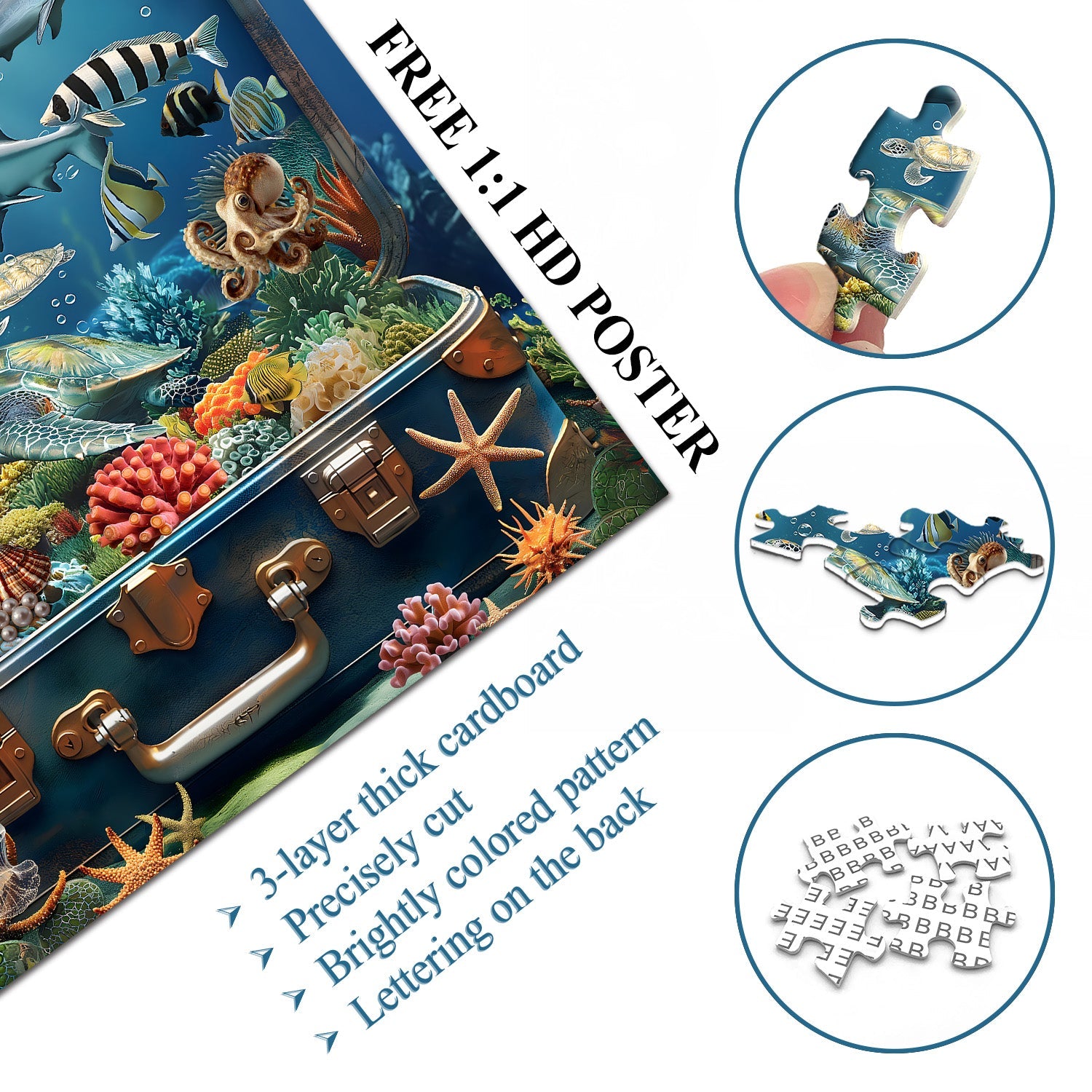 Sea in Box Jigsaw Puzzle 1000 Piece