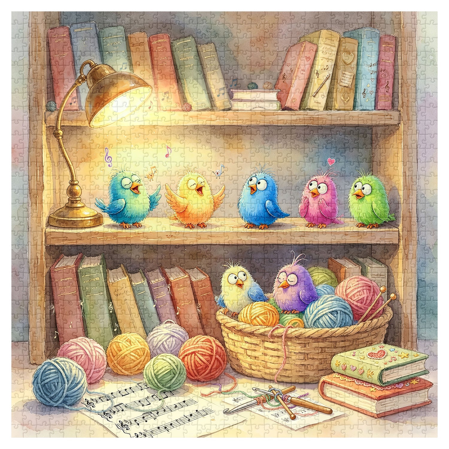 Cozy Book Chorus Jigsaw Puzzle 1000 Piece