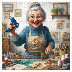Creative Grandma Jigsaw Puzzle 1000 Pieces