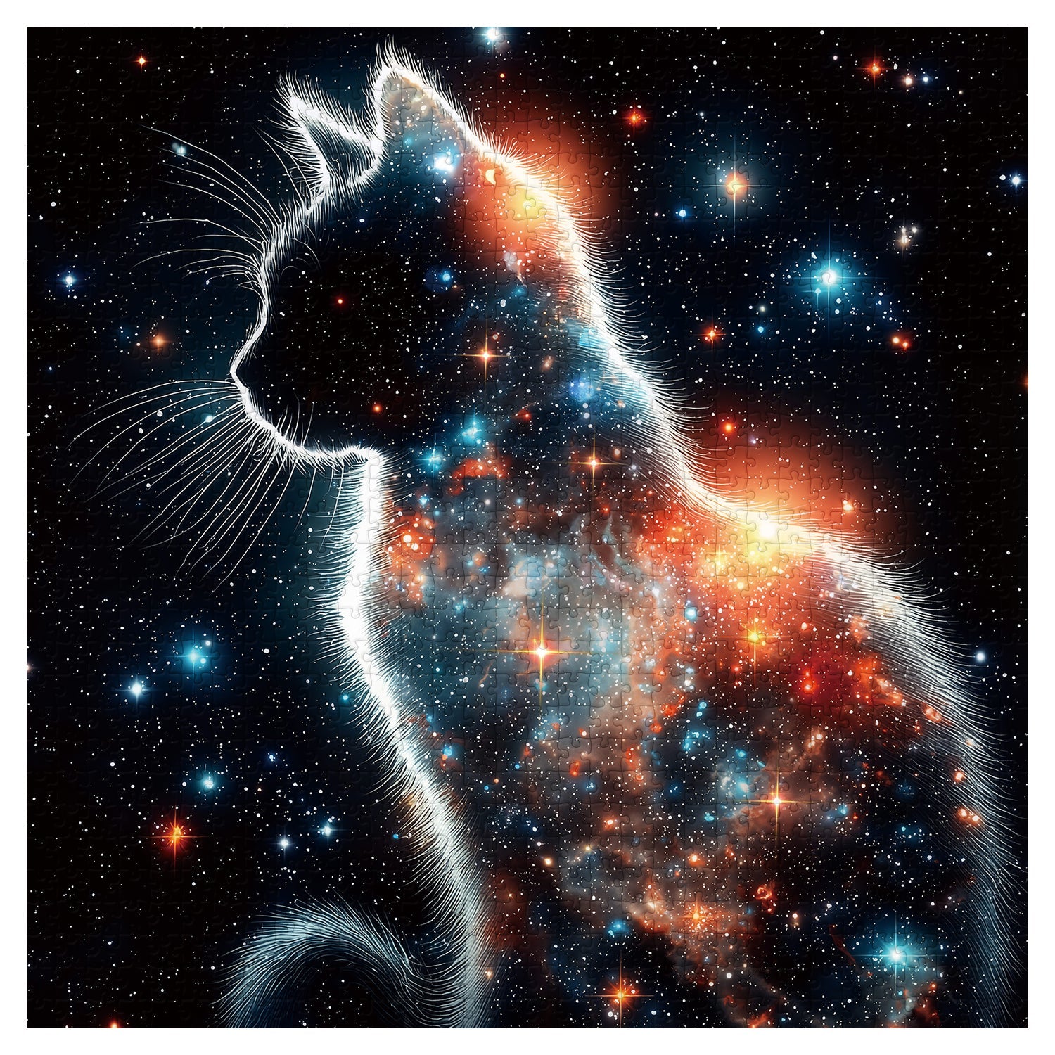 Star Cat Jigsaw Puzzle 1000 Piece