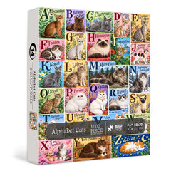 Alphabet Cats Jigsaw Puzzle 1000 Piece