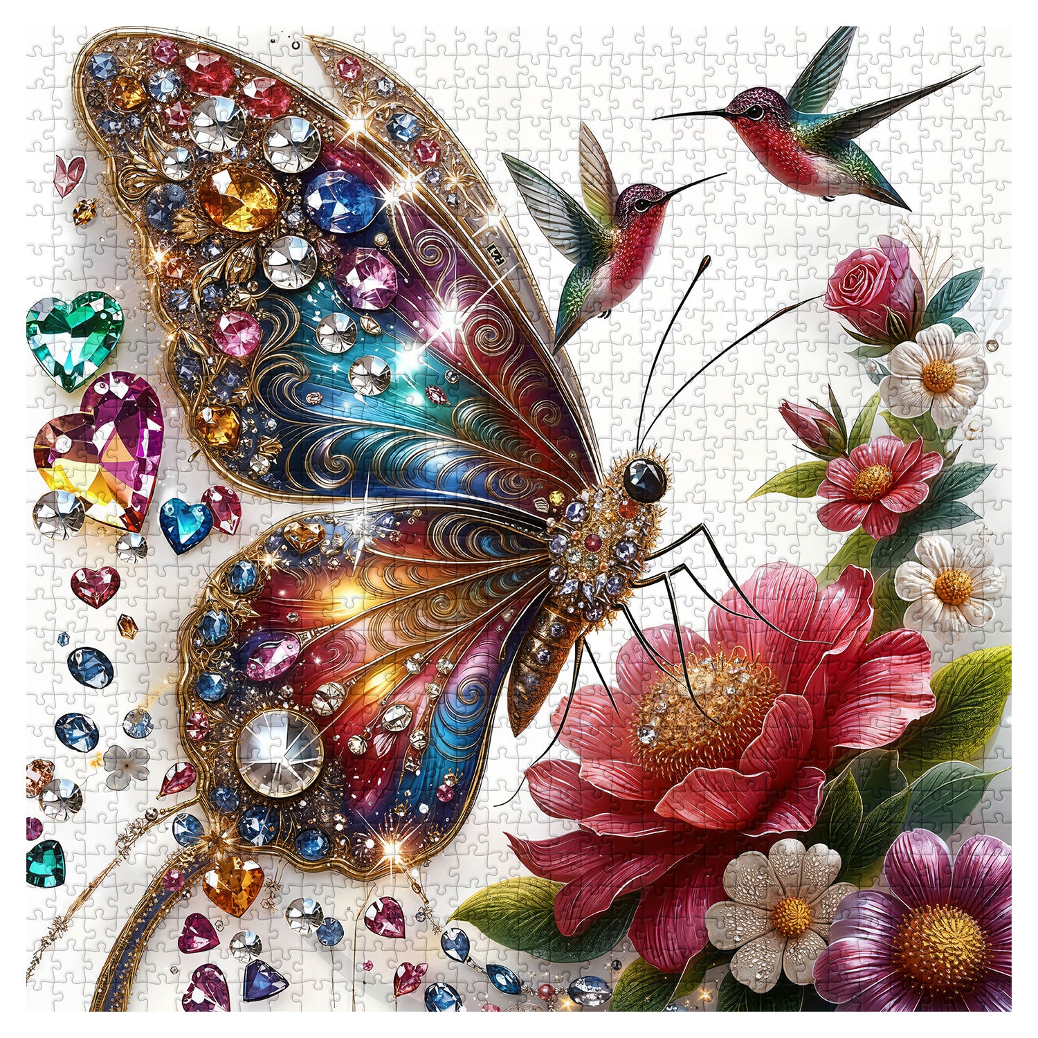 Jewelwing Symphony Jigsaw Puzzle 1000 Pieces