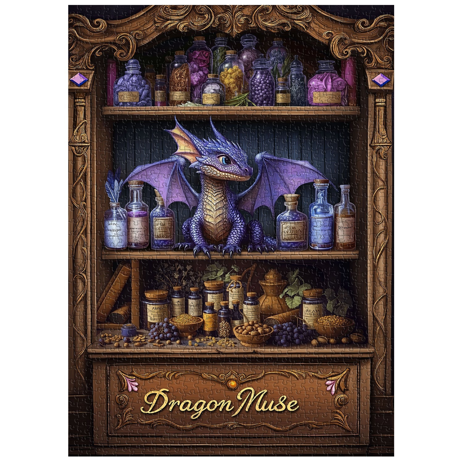 Dragon’s Shelf Jigsaw Puzzle 1000 Pieces