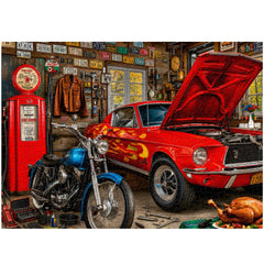 Retro Garage Jigsaw Puzzle 1000 Piece