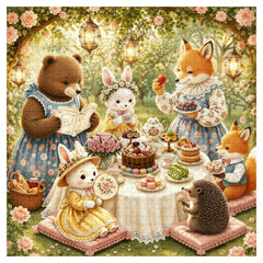 Rose Tea Party Jigsaw Puzzle 1000 Piece