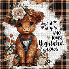 Floral Calf Jigsaw Puzzle 1000 Pieces