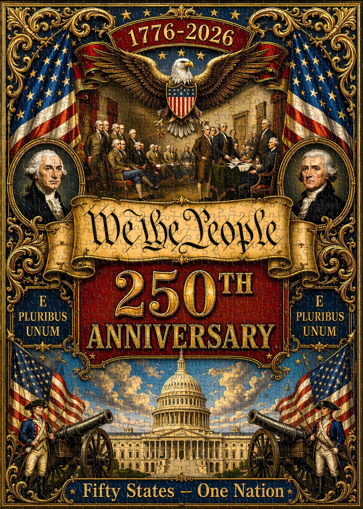 Glory of the Nation Jigsaw Puzzle 1000 Pieces