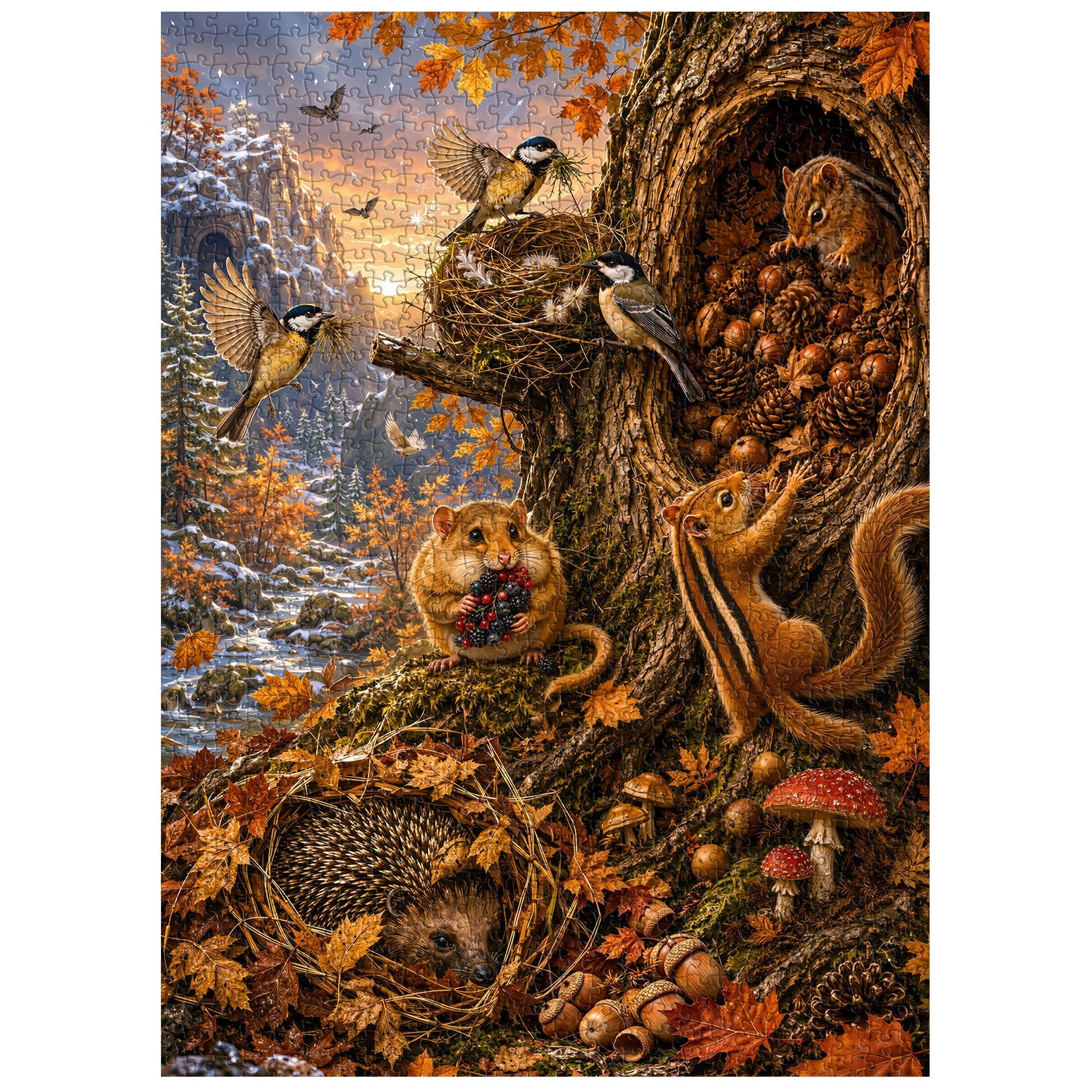 Preparations Before Winter Jigsaw Puzzle 1000 Pieces