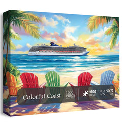 Colorful Coast Jigsaw Puzzles 1000 Pieces